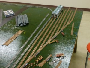 2015年鉄道模型走行会設営3