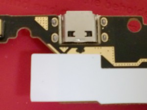 USBコネクタ部
